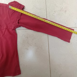Camisola infantil Massimo Dutti vermelha, 5/6 anos
