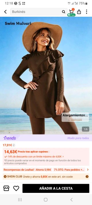 Bañador Burkini Verde