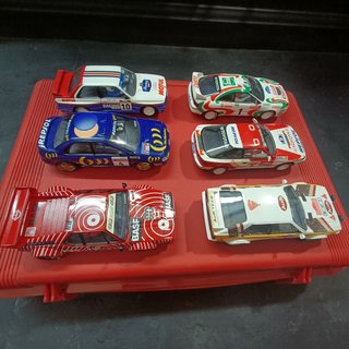 Maletín Scalextric 13 Coches Rally Míticos