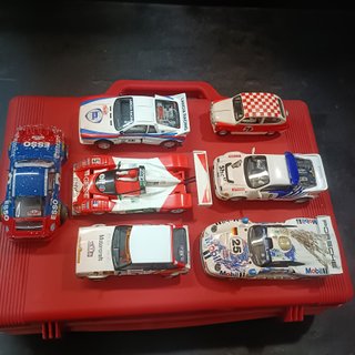 Maletín Scalextric 13 Coches Rally Míticos