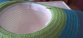 Sombrero de ala ancha multicolor