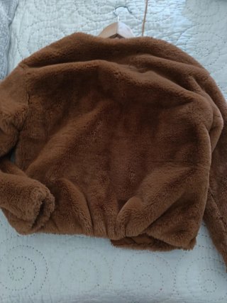 Chaqueta peluche Bershka S