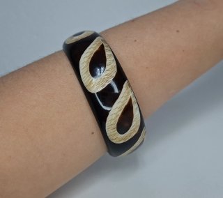 Pulsera Madera Diseño Curvo