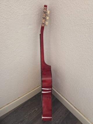 Guitarra pequeña con funda para principiantes