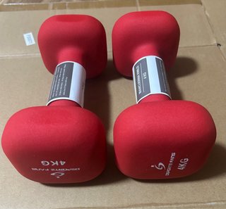 Mancuernas  Rojo 4 Kg (Par)
