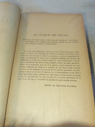 Libro Don Quijote de La Mancha L.Tasso 1890