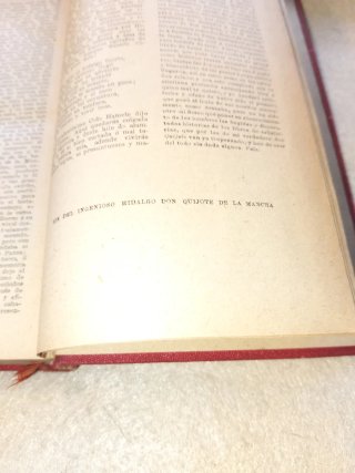 Libro Don Quijote de La Mancha L.Tasso 1890