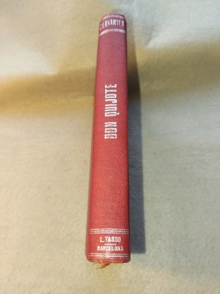 Libro Don Quijote de La Mancha L.Tasso 1890