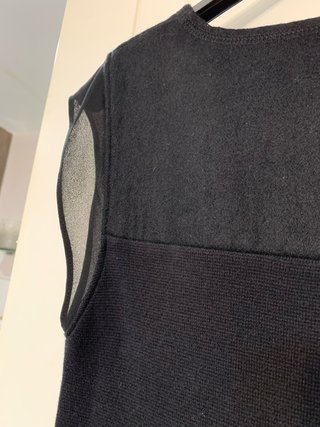 Vestido negro Promod punto