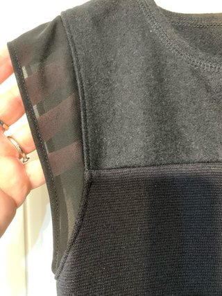 Vestido negro Promod punto