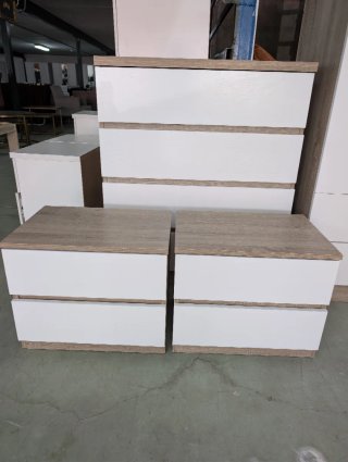 Dormitorio Matrimonio Blanco y Madera