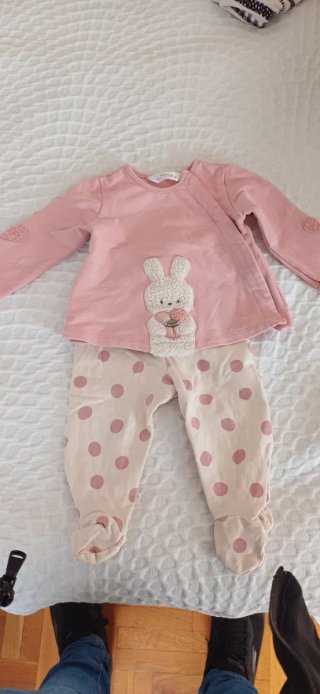 Conjunto bebé 3 meses: pijama y pantalón