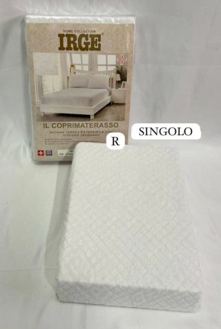Coprimaterasso singolo IRGE spugna jersey