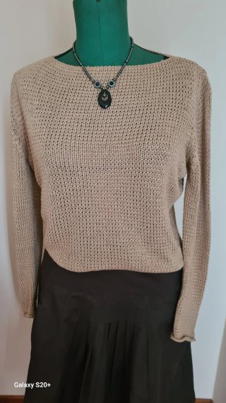Maglia beige Lineaemme