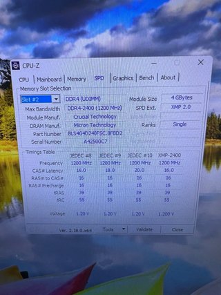 Crucial Ballistix Sport LT DDR4 2x4GB 2400MHz