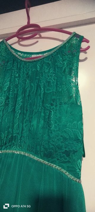 Vestido de ceremonia aguamarina