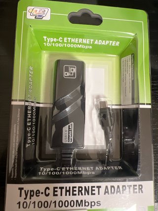 Adaptador Ethernet USB-C 10/100/1000Mbps