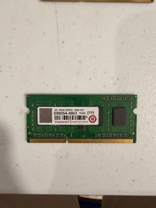 Memoria RAM DDR3L 4GB Portátil Transcend 1600MHz