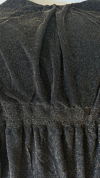 Pack 2Vestidos Fiesta Premamá Negro/Dorado (T.M/L)