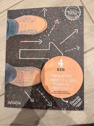 Libro Formación y Orientación Profesional 4 ESO