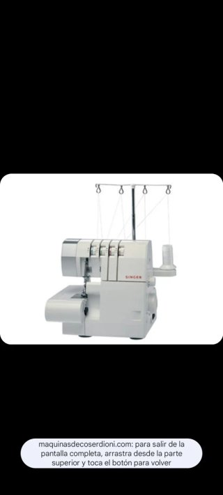 Remalladora Singer 14SH754 Nueva