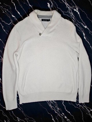 Jersey NAUTICA Blanco | Estilo Old Money