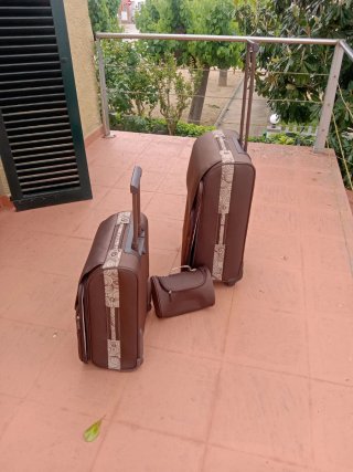 Maletas marrones (3 piezas)