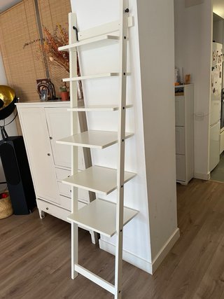 Estantería Escalera Blanca Ikea HJÄLMAREN