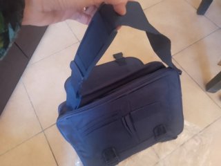 Borsa tracolla Malesci blu