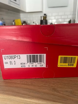 Zapatillas New Balance 1080 V13 Rojas y Blancas