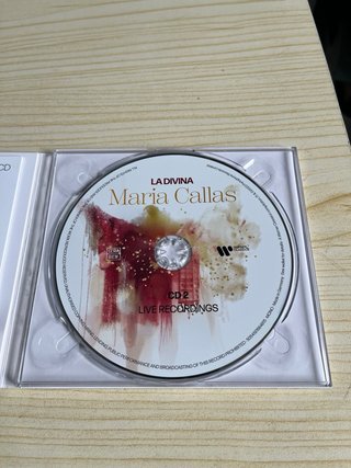 CD Maria Callas La Divina Warner Classics 2CD