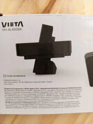 Reloj Alarma Proyector Vieta VH-AL400BK