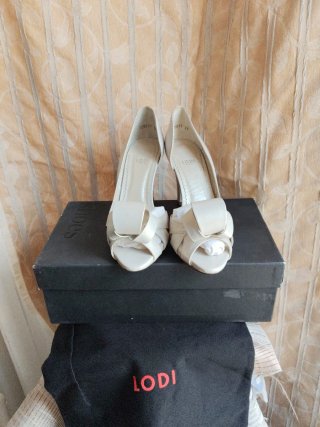 Zapatos Lodi Novia Talla 36 Beige