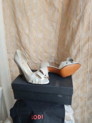 Zapatos Lodi Novia Talla 36 Beige