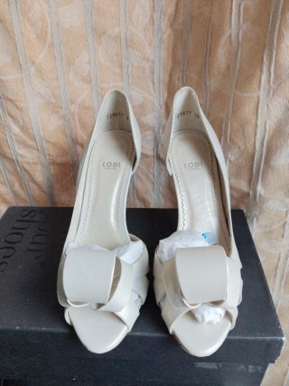Zapatos Lodi Novia Talla 36 Beige