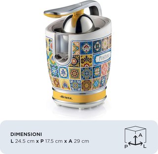 Ariete 413-0P - Exprimidor eléctrico con 2 conos