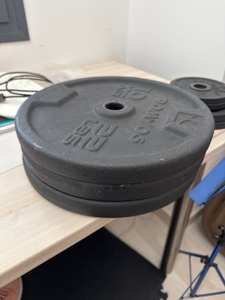4 Discos de Peso DOMYOS 10KG
