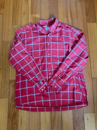 Camisa Lacoste Cuadros Roja
