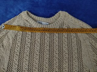 Maglia estiva Zara donna beige
