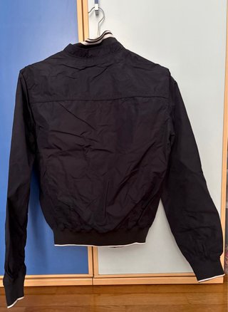 Giacca bomber sportiva uomo nera
