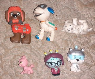 6 Muñecos Retro Antiguos