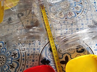 5 Contenitori in Plastica con Coperchio