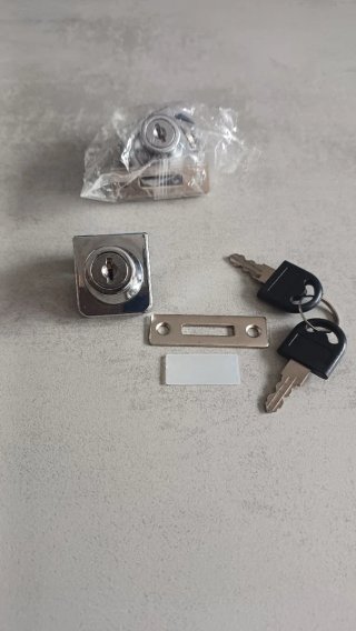 Cerrojos Joyería Cristal (2 unidades) + Llaves