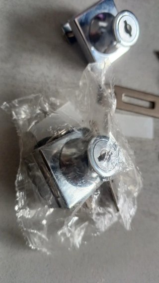 Cerrojos Joyería Cristal (2 unidades) + Llaves