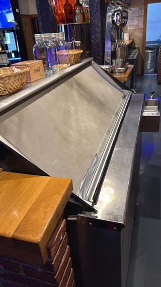 Vitrina expositora de helados