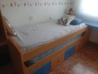 Dormitorio juvenil 2 camas