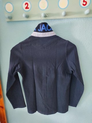 Camiseta polo mujer azul marino