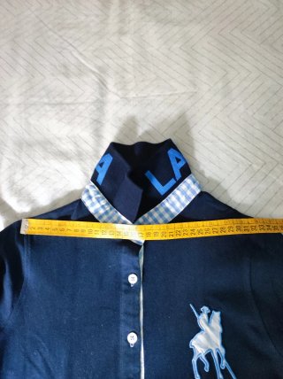 Camiseta polo mujer azul marino