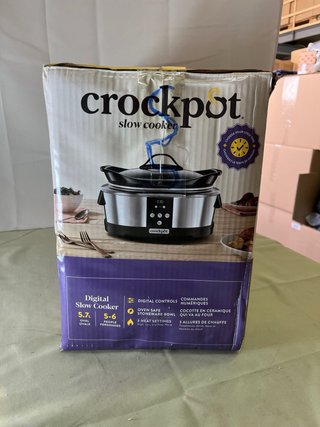 Crockpot Digitale 5.7L per Cottura Lenta