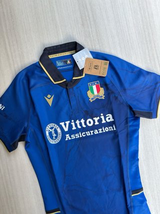 Maglia Italia Rugby Macron Camiseta